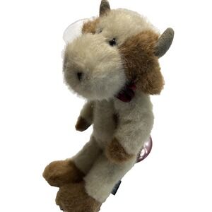 Vtg Boyd Guernsey Stuffy‎ Plushie Cow With Stand NEW